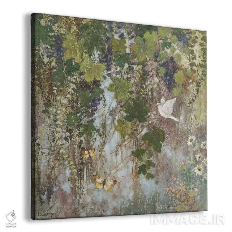 تابلو دکوراتیو جادوی تاک ها اثر لیزا مری کیندلی - نمای پرسپکتیو محصول