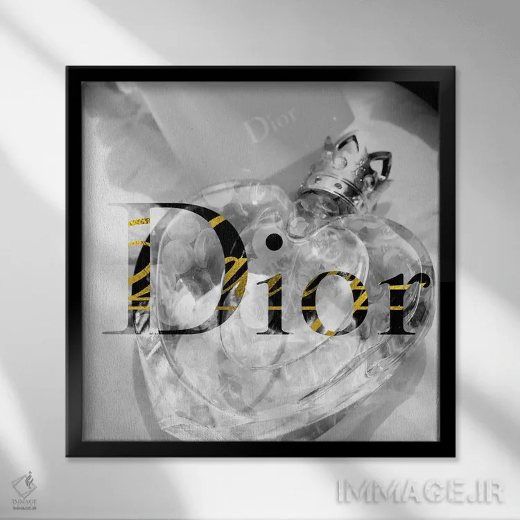 تابلو دکوراتیو قایم موشک اثر فایو بای فایو کالکتیو - نمای قابدار مشکی