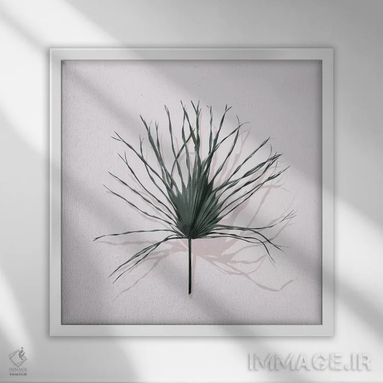 تابلو مینیمال سولو ۲ اثر لیمو - نمای قابدار سفید