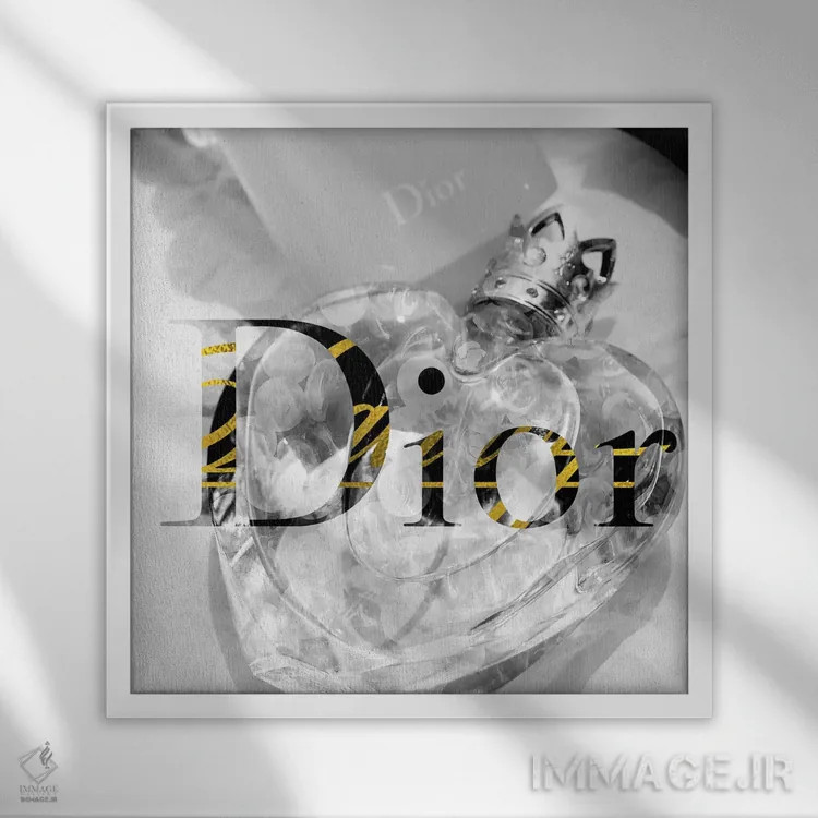 تابلو دکوراتیو قایم موشک اثر فایو بای فایو کالکتیو - نمای قابدار سفید