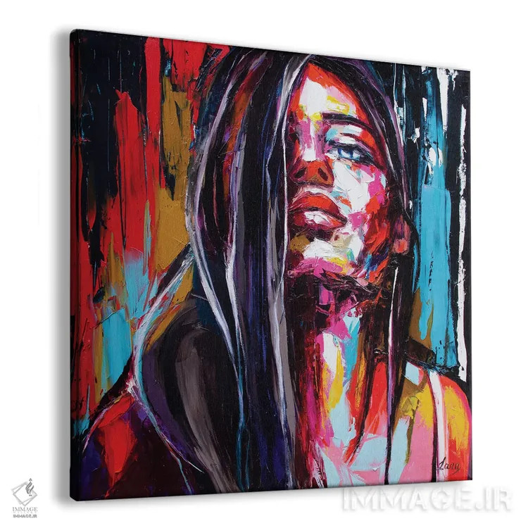 تابلو دکوراتیو بازی کن اثر لانا فری - نمای پرسپکتیو محصول