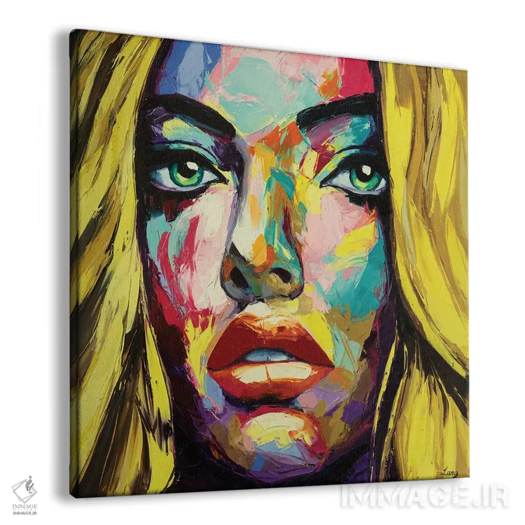 تابلو دکوراتیو محدودیت به دلیلی اثر لانا فری - نمای پرسپکتیو محصول