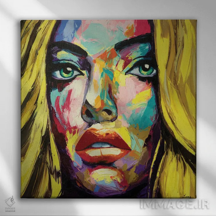 تابلو دکوراتیو محدودیت به دلیلی اثر لانا فری - نمای روبهرو روی دیوار