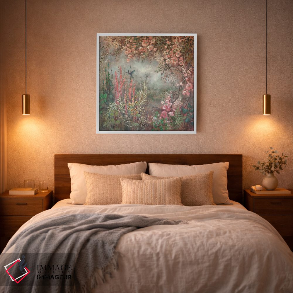 تابلو دکوراتیو رزهای انبوه اثر لیزا مری کیندلی - D3W