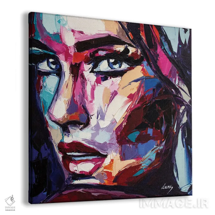 تابلو دکوراتیو روی به بلوز بیاور اثر لانا فری - نمای پرسپکتیو محصول