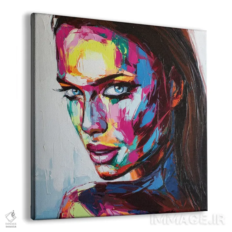 تابلو دکوراتیو رها کن اثر لانا فری - نمای پرسپکتیو محصول