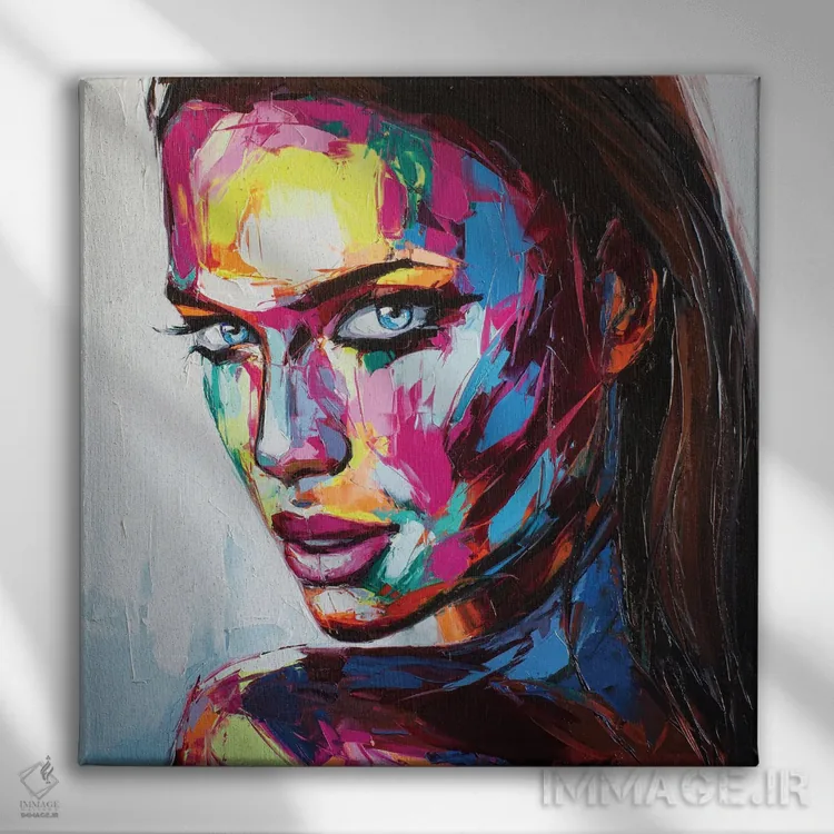 تابلو دکوراتیو رها کن اثر لانا فری - نمای روبهرو روی دیوار