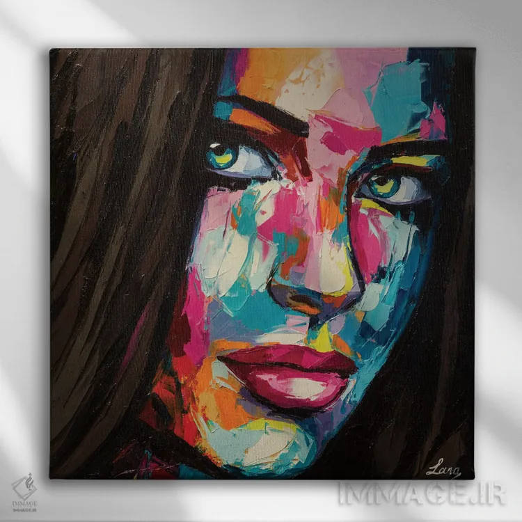 تابلو دکوراتیو آرزو کن اثر لانا فری - نمای روبهرو روی دیوار