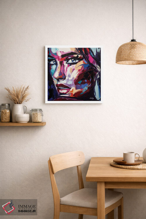 تابلو دکوراتیو روی به بلوز بیاور اثر لانا فری - D1W