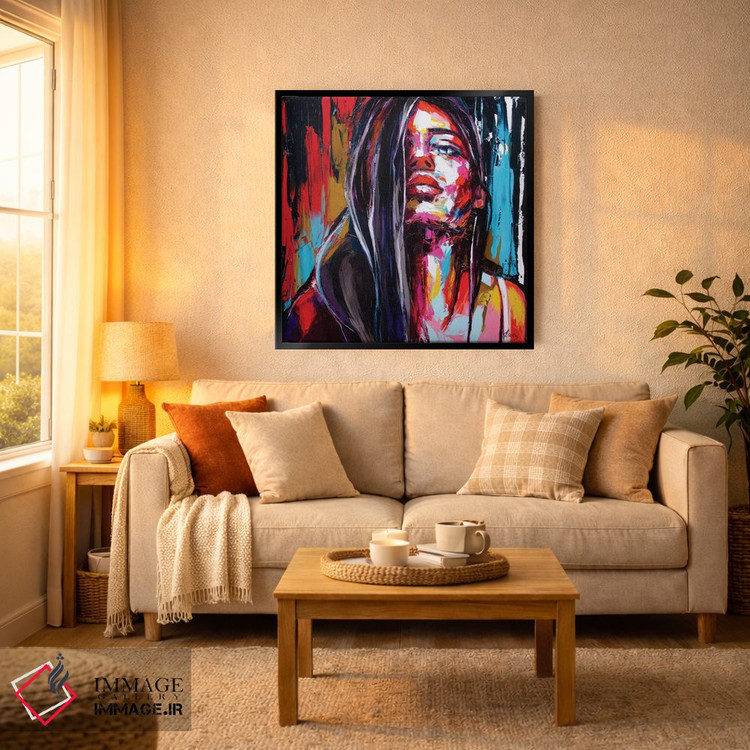 تابلو دکوراتیو بازی کن اثر لانا فری - D4B