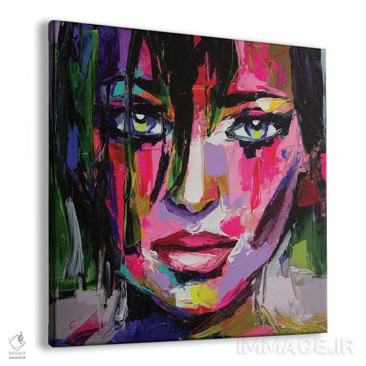 تابلو دکوراتیو جوانه اثر لانا فری - نمای پرسپکتیو محصول