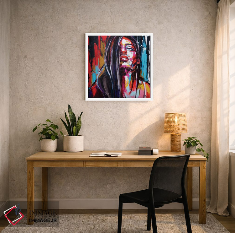 تابلو دکوراتیو بازی کن اثر لانا فری - D5W