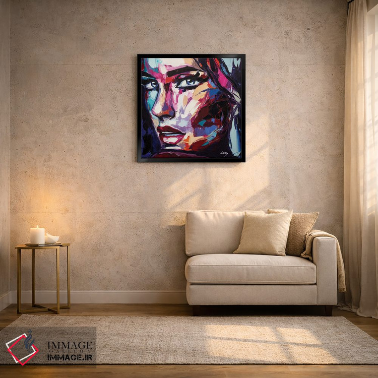 تابلو دکوراتیو روی به بلوز بیاور اثر لانا فری - D5B