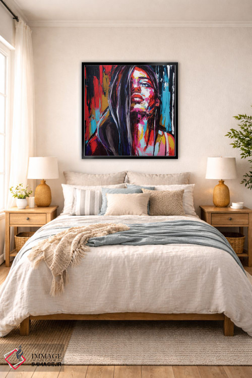 تابلو دکوراتیو بازی کن اثر لانا فری - D6B