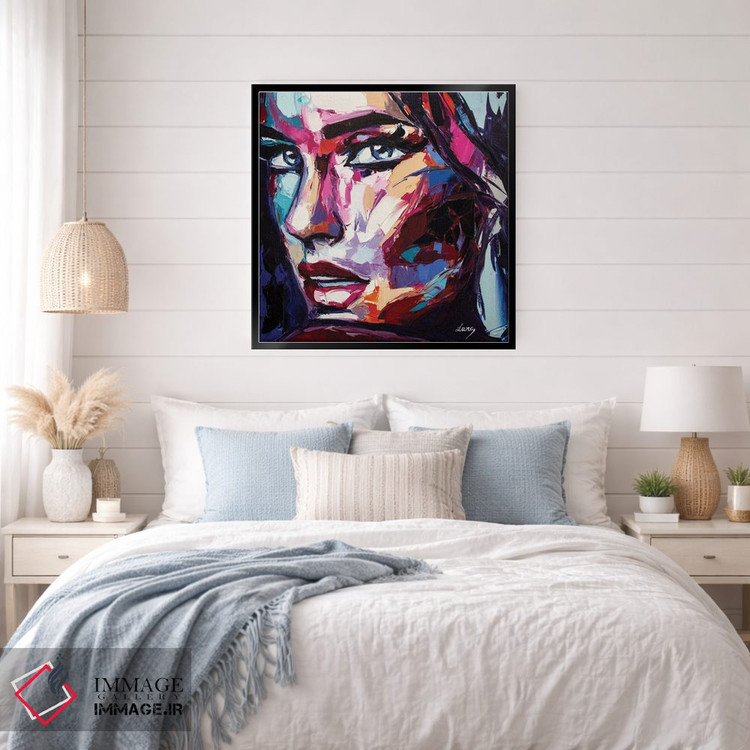 تابلو دکوراتیو روی به بلوز بیاور اثر لانا فری - D6B