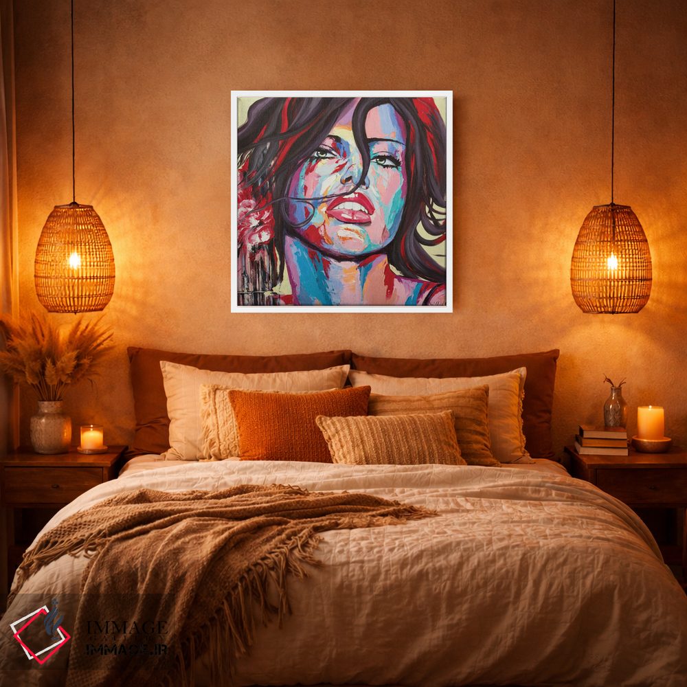 تابلو دکوراتیو توت فرنگی و خامه اثر لانا فری - D3W