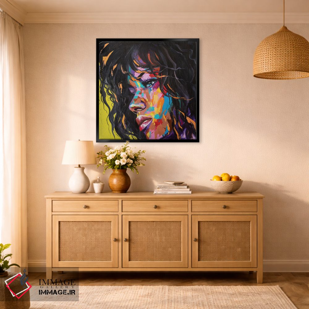 تابلو دکوراتیو فقط عصبانی ام نکن اثر لانا فری - D1B