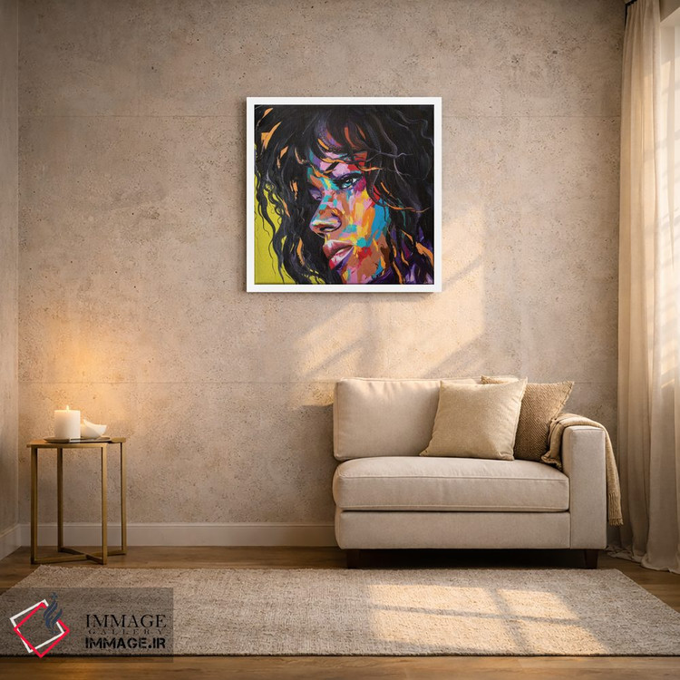 تابلو دکوراتیو فقط عصبانی ام نکن اثر لانا فری - D2W