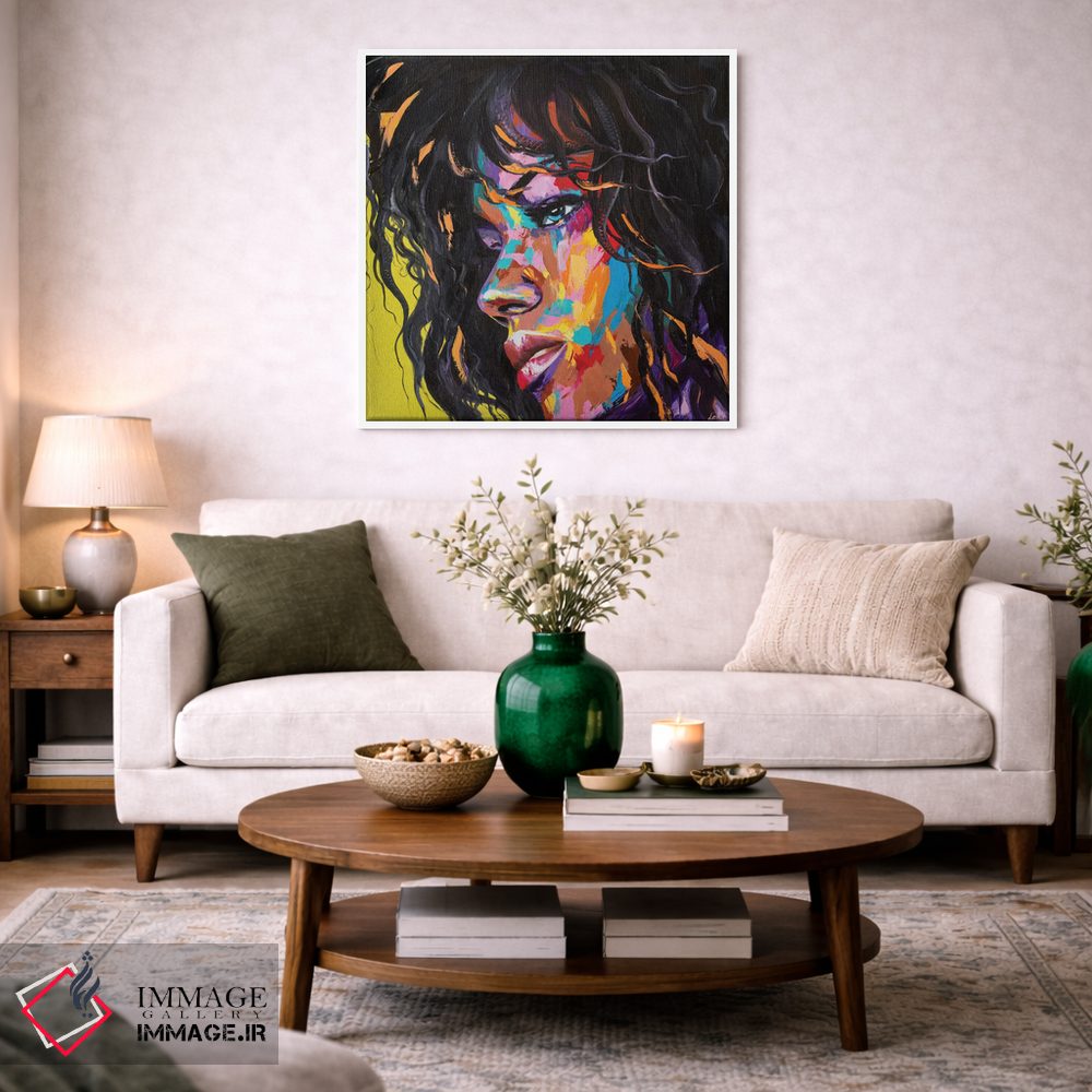 تابلو دکوراتیو فقط عصبانی ام نکن اثر لانا فری - D3W