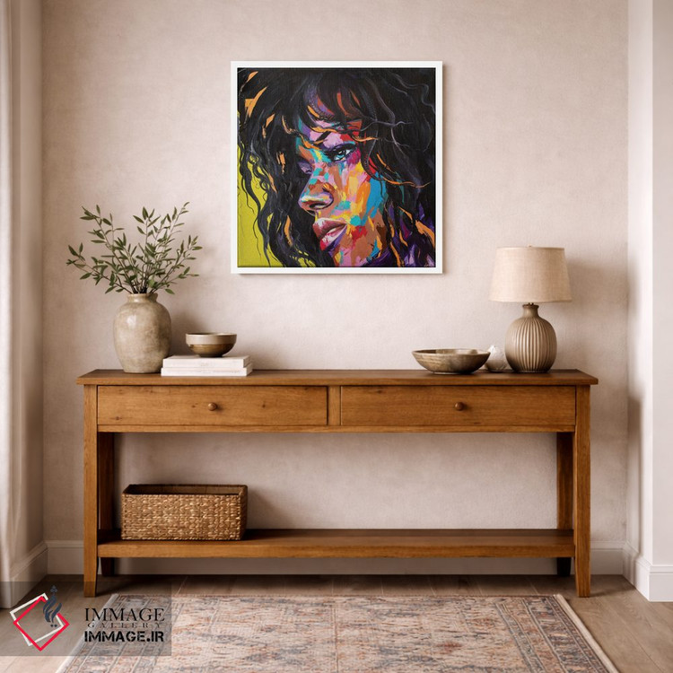 تابلو دکوراتیو فقط عصبانی ام نکن اثر لانا فری - D6W