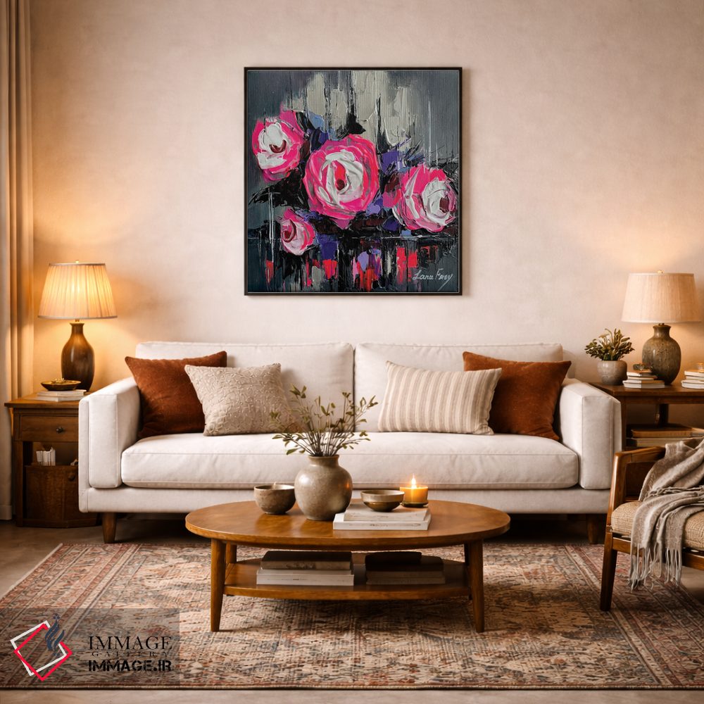 تابلو دکوراتیو ذرات مه اثر لانا فری - D3B