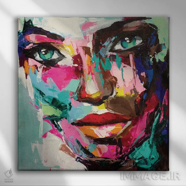 تابلو دکوراتیو عنصری اثر لانا فری - نمای روبهرو روی دیوار