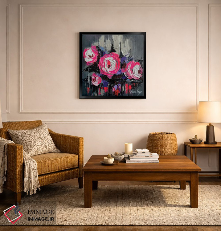 تابلو دکوراتیو ذرات مه اثر لانا فری - D5B