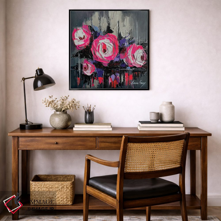 تابلو دکوراتیو ذرات مه اثر لانا فری - D6B