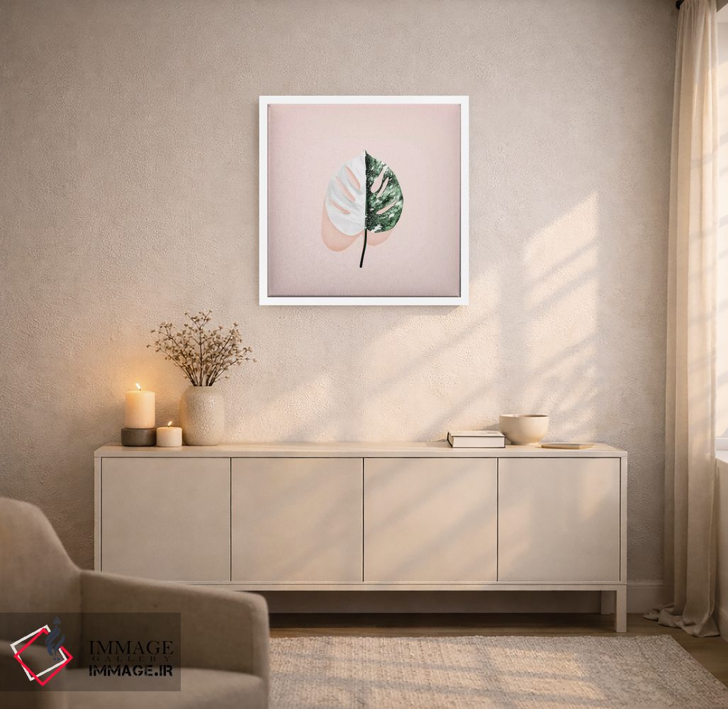 تابلو مینیمال تنها ۱ اثر لیمو - D6W