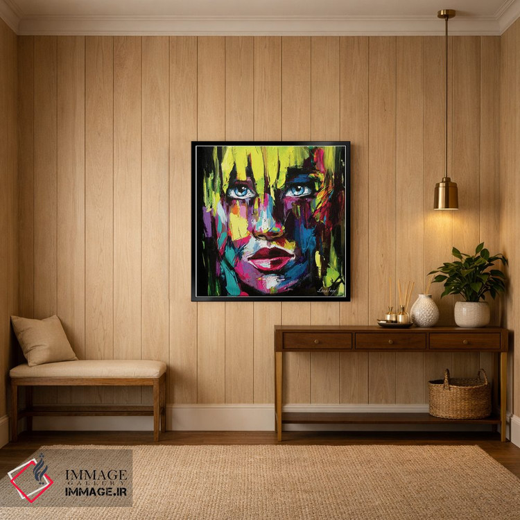 تابلو دکوراتیو آشوب اثر لانا فری - D2B