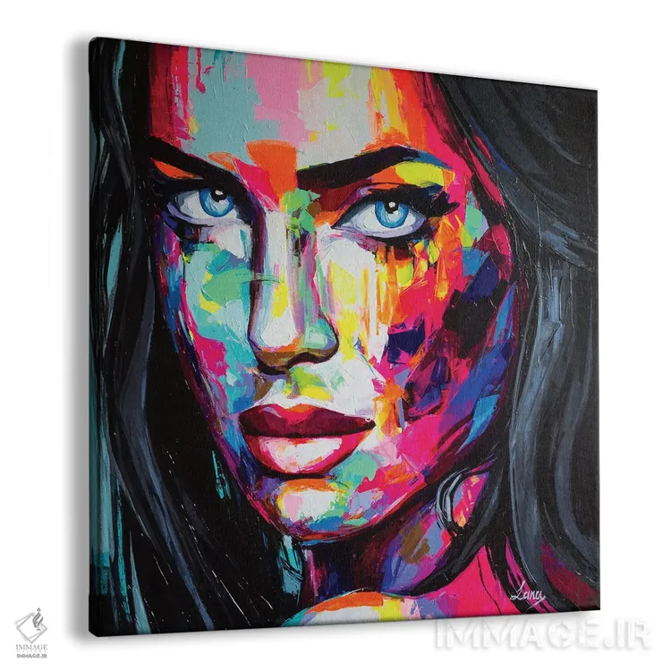 تابلو دکوراتیو زندگی دوباره اثر لانا فری - نمای پرسپکتیو محصول