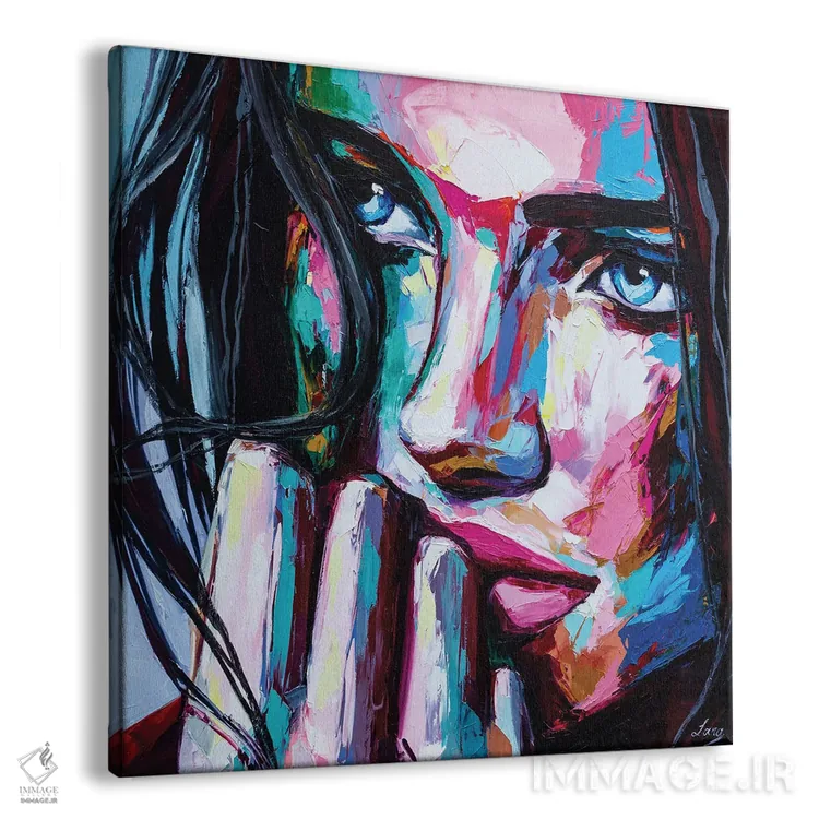 تابلو دکوراتیو زندگی نو اثر لانا فری - نمای پرسپکتیو محصول