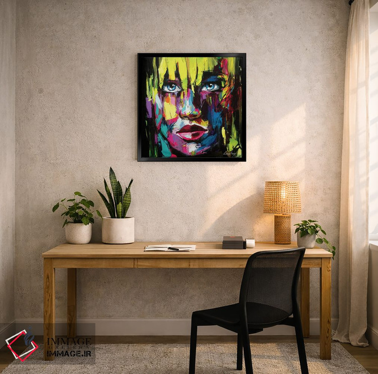 تابلو دکوراتیو آشوب اثر لانا فری - D6B