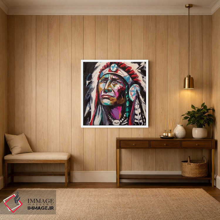 تابلو دکوراتیو شاهین شجاع اثر لانا فری - D2W