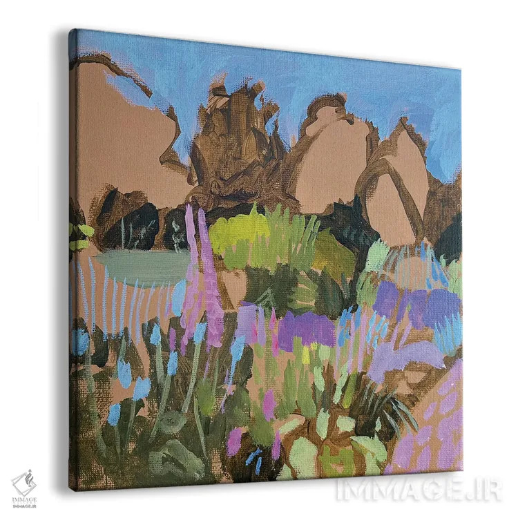 تابلو دکوراتیو پیاده روی در پارک II اثر لنکا اشتسنا - نمای پرسپکتیو محصول