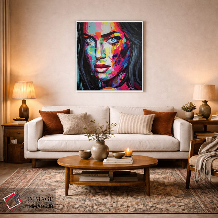 تابلو دکوراتیو زندگی دوباره اثر لانا فری - D2W