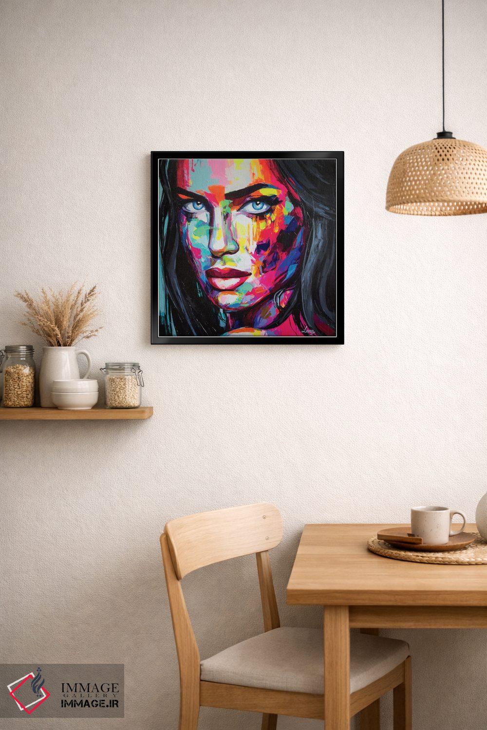 تابلو دکوراتیو زندگی دوباره اثر لانا فری - D4B