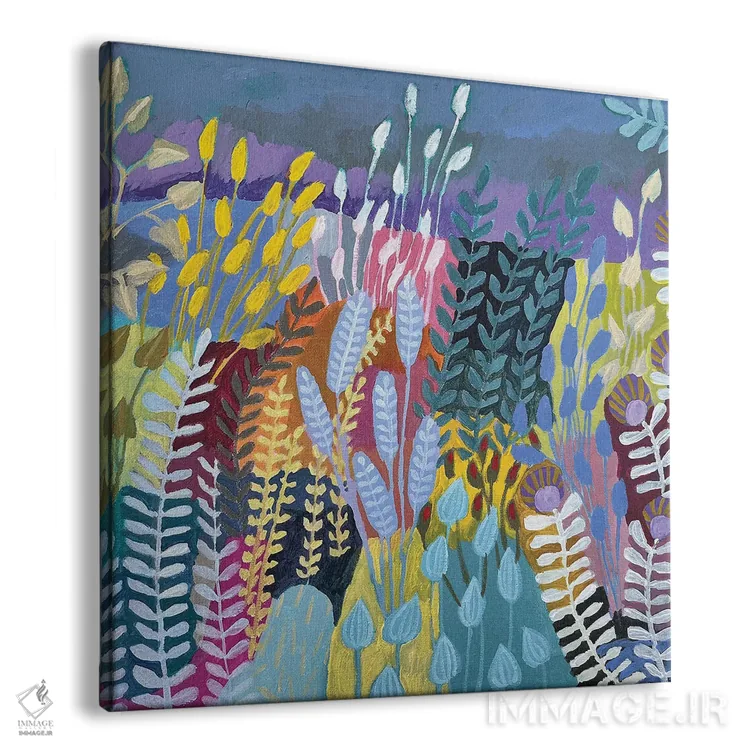 تابلو دکوراتیو مزارع تکه دوزی XIII اثر لنکا اشتسنا - نمای پرسپکتیو محصول