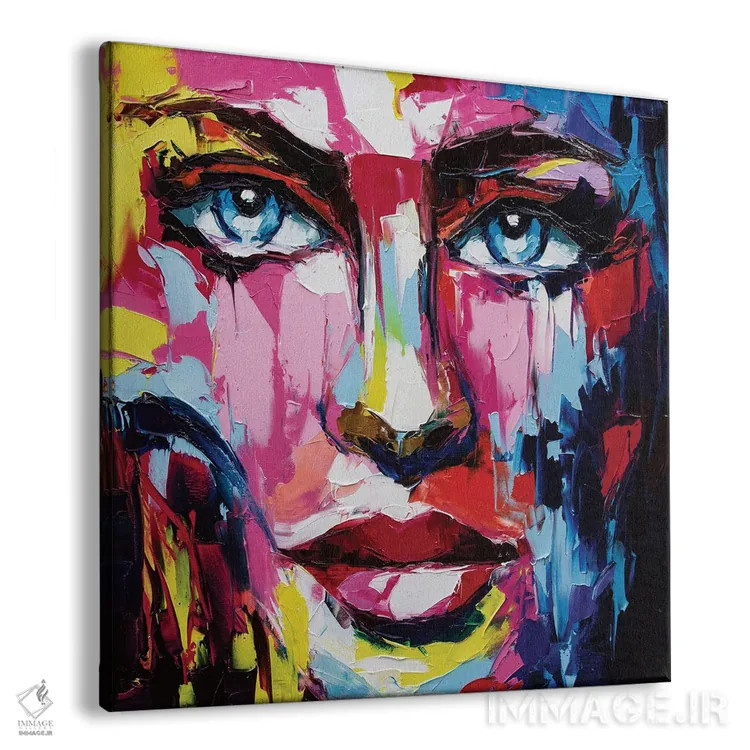 تابلو دکوراتیو آسمان لرزان اثر لانا فری - نمای پرسپکتیو محصول