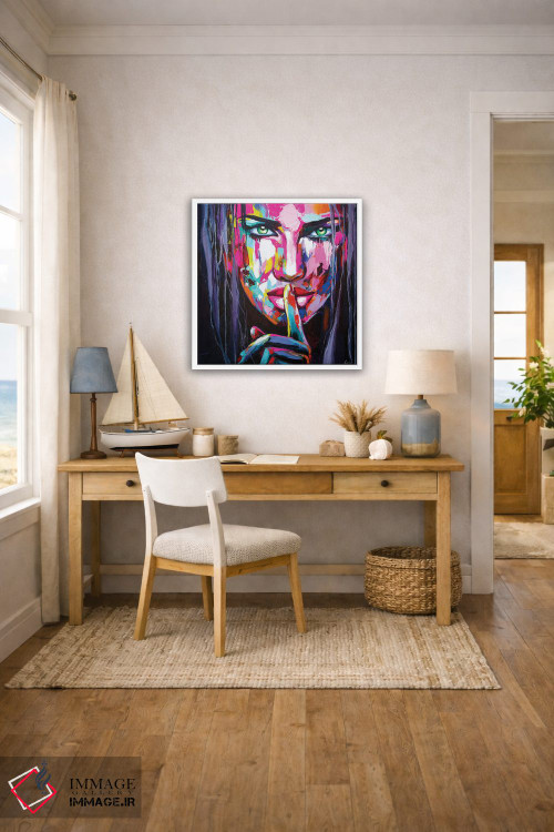 تابلو دکوراتیو لغزش فرویدی اثر لانا فری - D2W