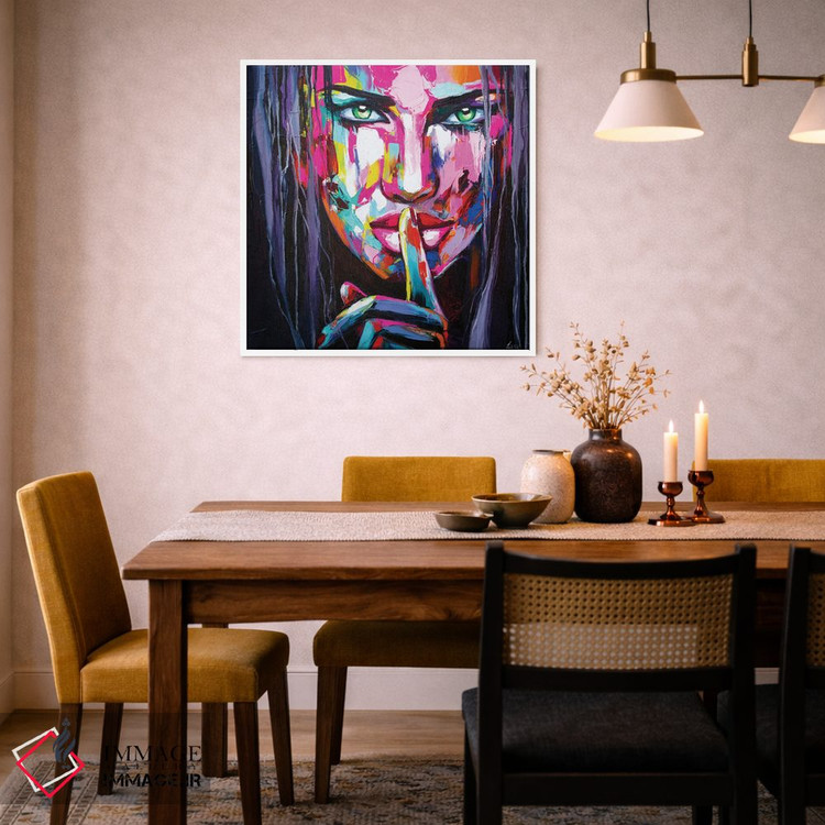 تابلو دکوراتیو لغزش فرویدی اثر لانا فری - D4W