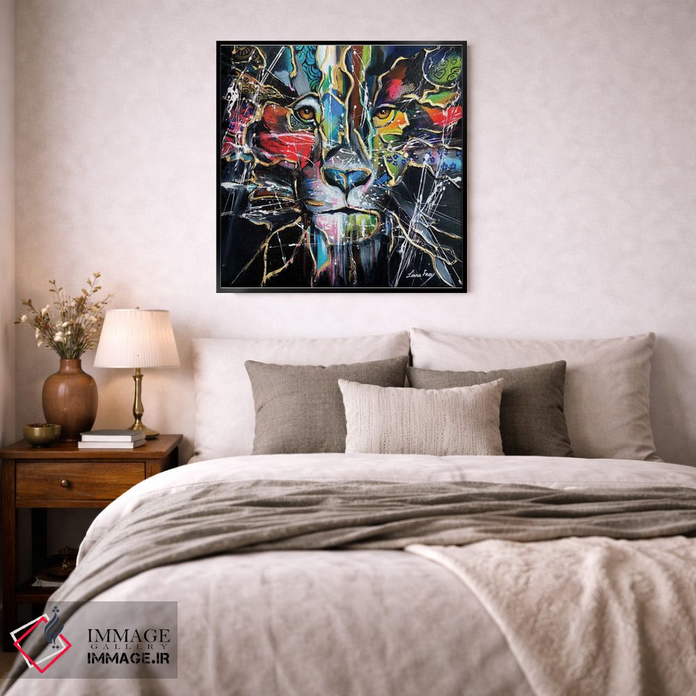 تابلو دکوراتیو روح شیر اثر لانا فری - D3B