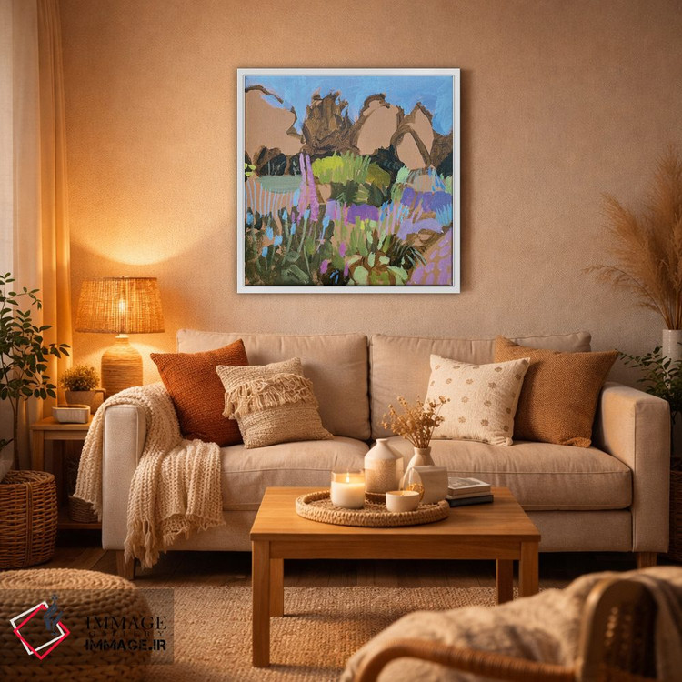 تابلو دکوراتیو پیاده روی در پارک II اثر لنکا اشتسنا - D5W