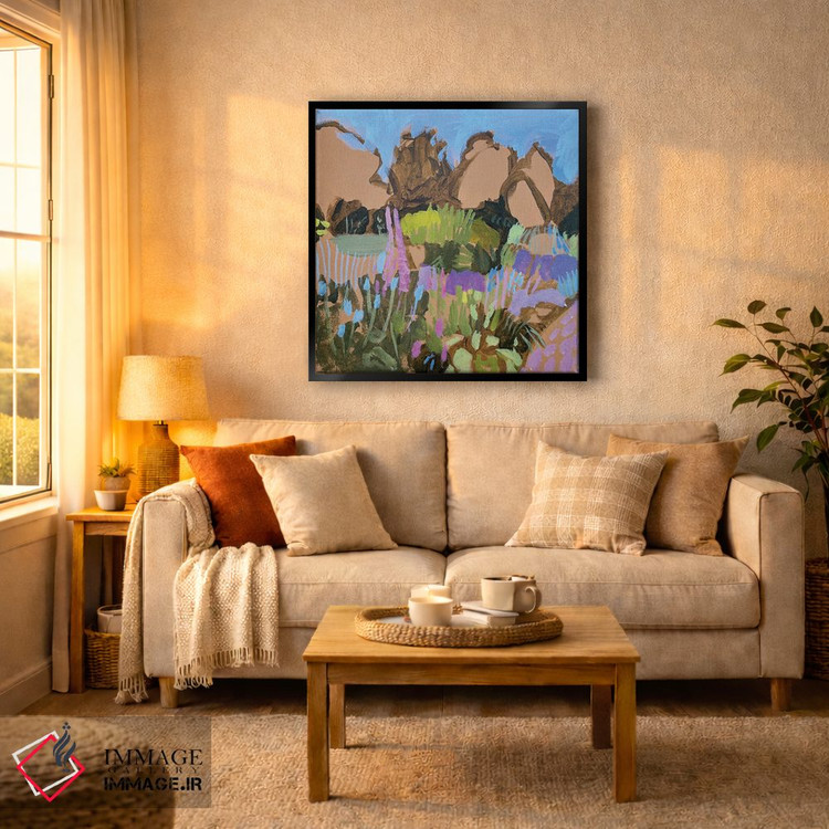 تابلو دکوراتیو پیاده روی در پارک II اثر لنکا اشتسنا - D6B