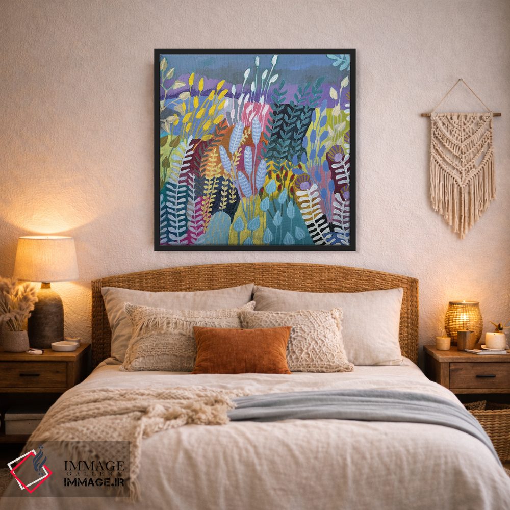 تابلو دکوراتیو مزارع تکه دوزی XIII اثر لنکا اشتسنا - D2B