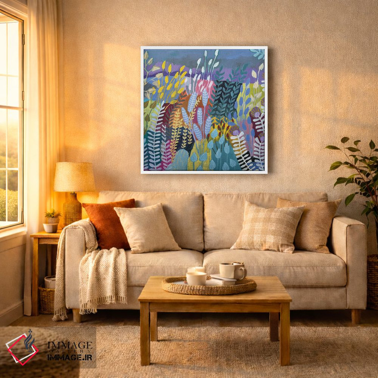 تابلو دکوراتیو مزارع تکه دوزی XIII اثر لنکا اشتسنا - D4W