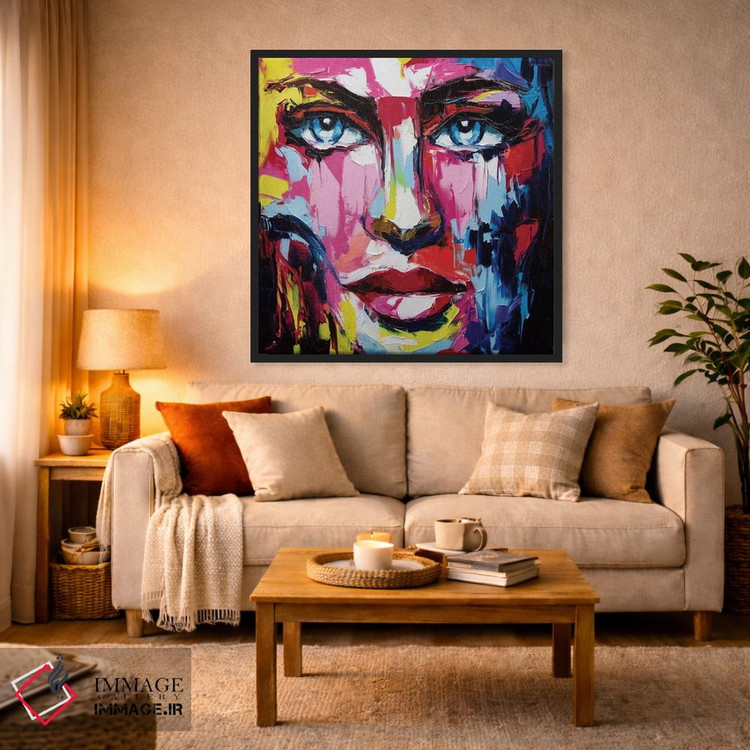 تابلو دکوراتیو آسمان لرزان اثر لانا فری - D2B