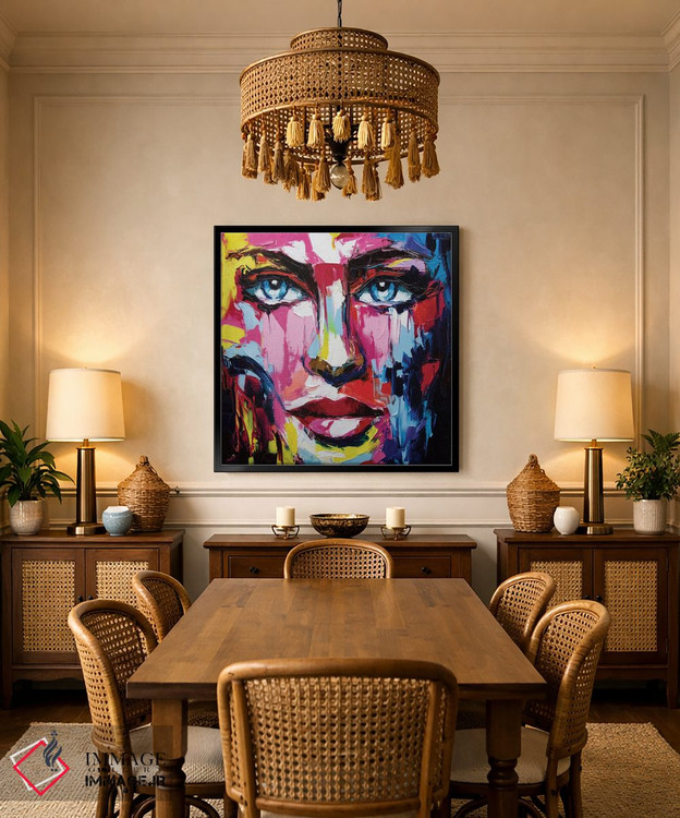 تابلو دکوراتیو آسمان لرزان اثر لانا فری - D3B