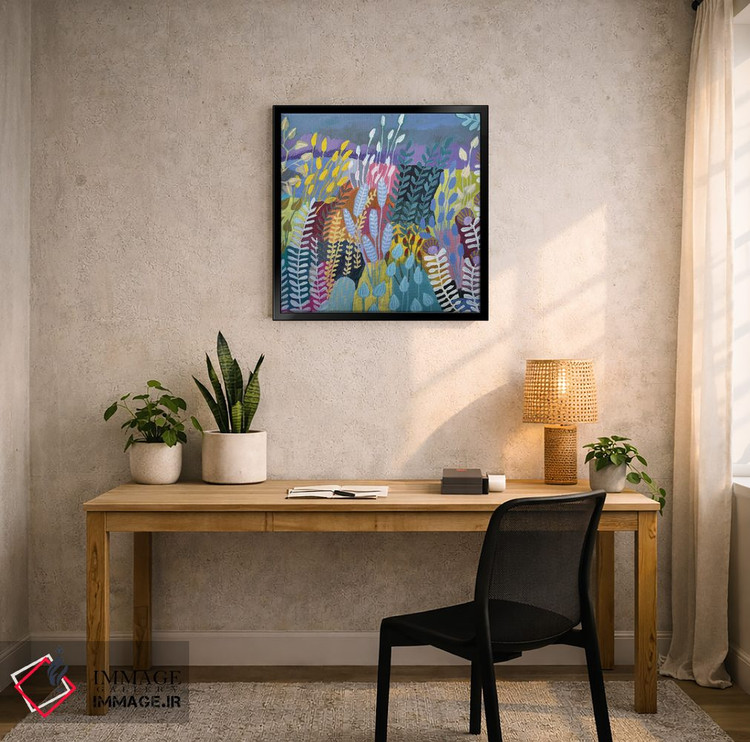 تابلو دکوراتیو مزارع تکه دوزی XIII اثر لنکا اشتسنا - D6B