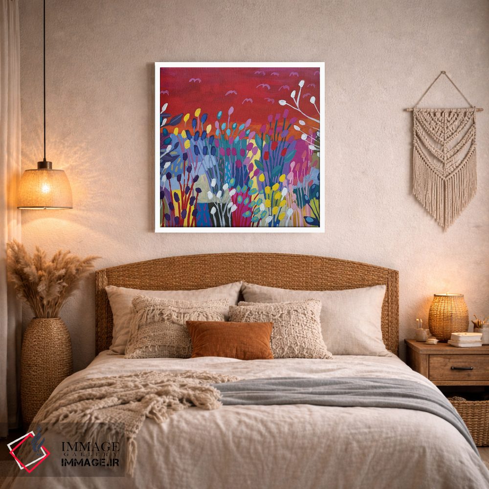 تابلو دکوراتیو مزارع وصله دوزی ششم اثر لنکا اشتسنا - D2W